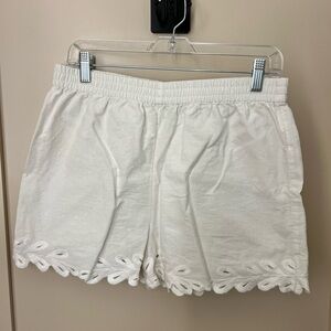 Z Supply Linen White Women's Shorts